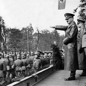 On Wed. 04 Oct 1939 Adolf Hitler at a German military parade in Warsaw