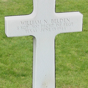 Staff sergeant Belden William N (Service #: 18115275) died on 1944-06-06