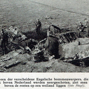 Blenheim P6895 UX-H lost at Heerhugowaard (Kerkweg) (NH) on 02-07-1940 (SGLO ref: T0737)