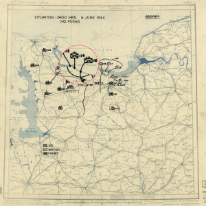 1 Infantry Division (USA) landed on D-day in Normandy France