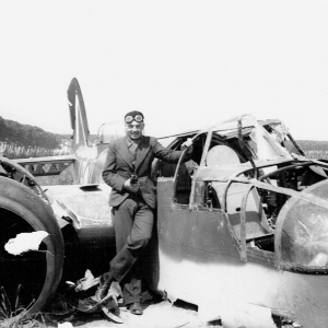 Bristol Blenheim (type IV, serial R3764, code LS-) crashed in the Schelde near Breskens