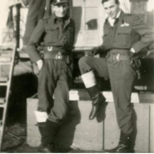 Flight of Typhoon Ib MP131 and Flying Officer N E Dawber on 1944-11-18