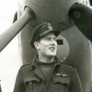 Flight of Spitfire IX MJ131 and Squadron Leader L M Cameron on 1944-07-03