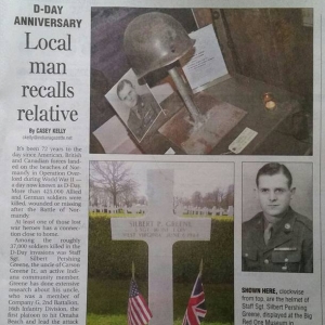 16 Infantry Regiment (USA) landed on D-day in Normandy France