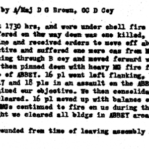 1 The Regina Rifle Regiment July 8th