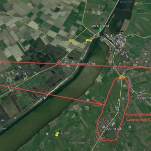 Bf 110 lost in Doornspijk (behind huize Putten) on 09-04-1943 (SGLO ref: T2190)