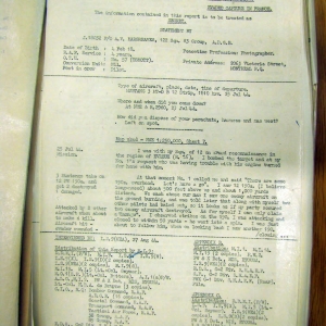 Flight of Mustang III FB107 and Flying Officer A V Hargreaves on 1944-07-25