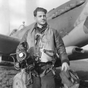 Flight of Spitfire IX PV213 and 2nd Lieutenant H H Lorentzen on 1945-02-16