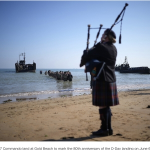 No. 47 Royal Marine Commando landing near Asnells
