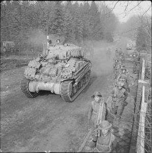 43rd (Wessex) Infantry Division (UK) advance on Goch 17-3