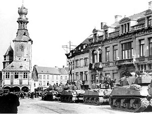 1st Polish Armoured Division liberation of Thielt