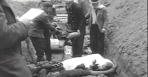 9 (Eastern and Home Counties) Parachute Battalion discovers execution spot