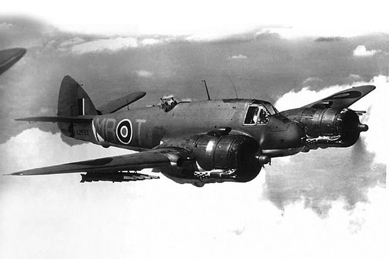 Flight of Beaufighter VI MM838 with Sanders and Summers on 1944-08-31